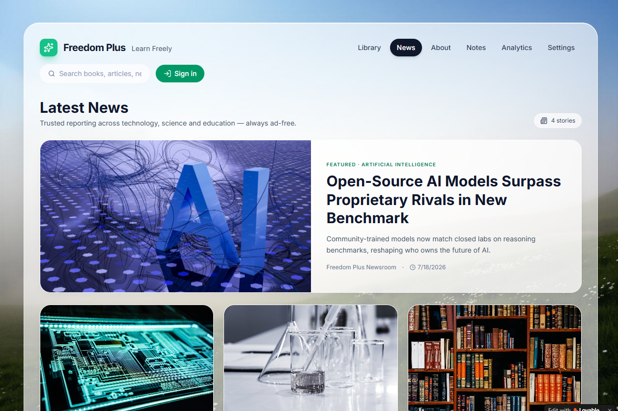 Freedom Plus — client case study hero